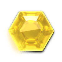 สัญลักษณ์ พิเศษ รูปอัญมณีสีเหลือง Gem Saviour