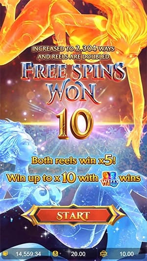 ฟีเจอร์ฟรีสปิน Guardians of Ice & Fire