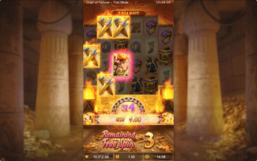 ฟีเจอร์ในเกม Raider Jane's Crypt of Fortune