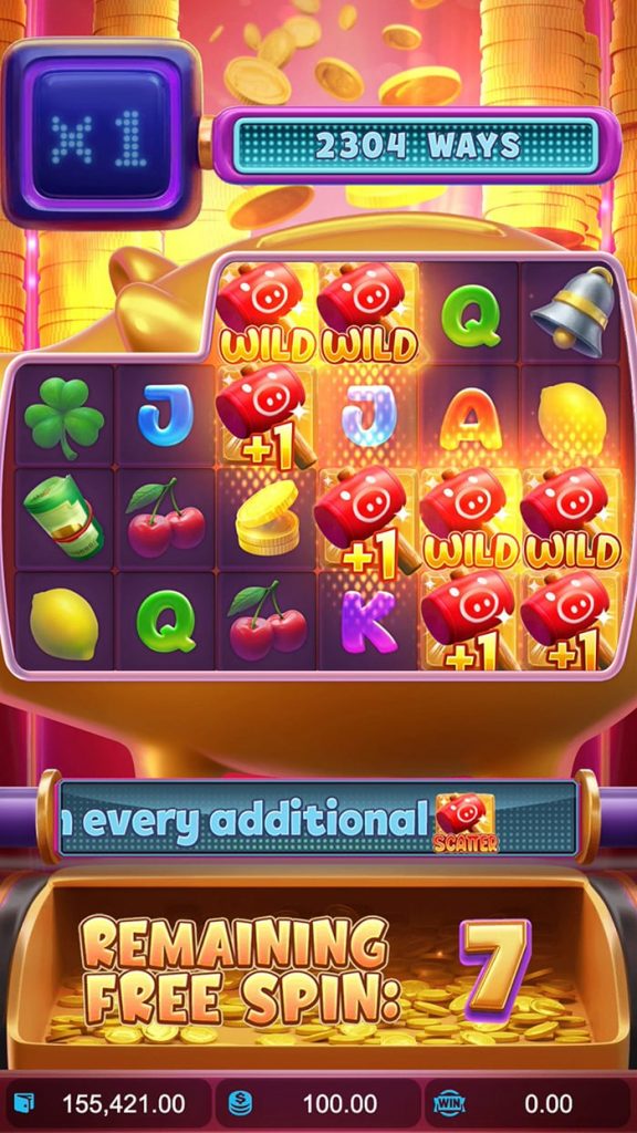 ฟีเจอร์ในเกม Lucky Piggy