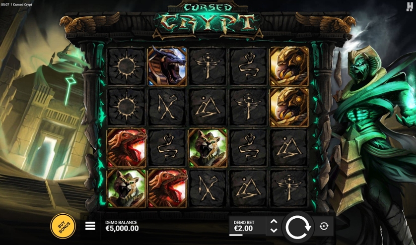 รีวิวเกมสล็อต Cursed Crypt