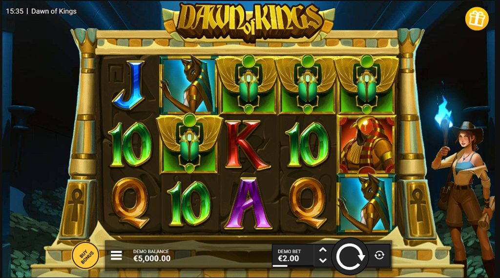 รีวิวเกมสล็อต Dawn of Kings